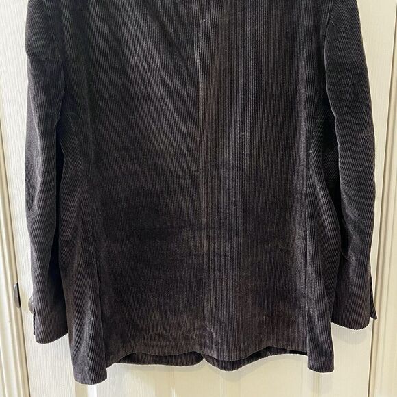Coconut Grove Brown Corduroy Dress Coat Sport Coat Blazer Cotton Men's Size 46R - Picture 12 of 13